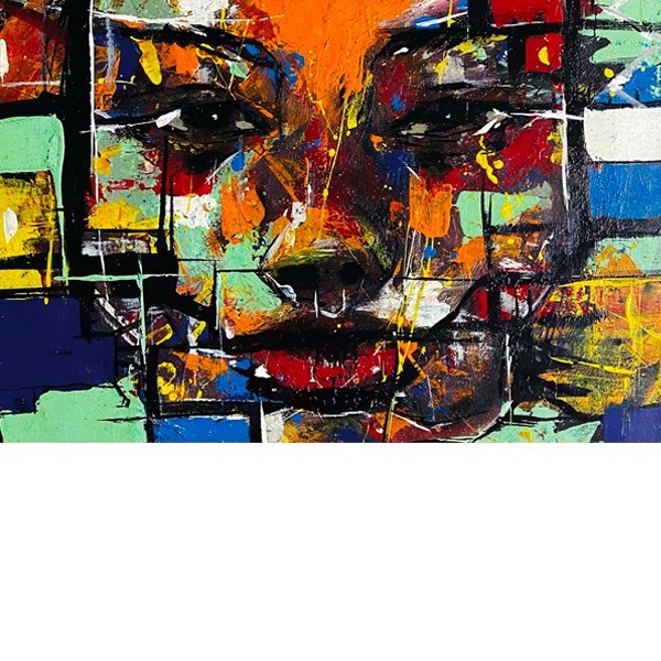 2025 ACOF Awards Celebration artwork for silent auction by A Comminity of Friends resident.